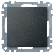 Заглушка System M Merten механизм антрацит