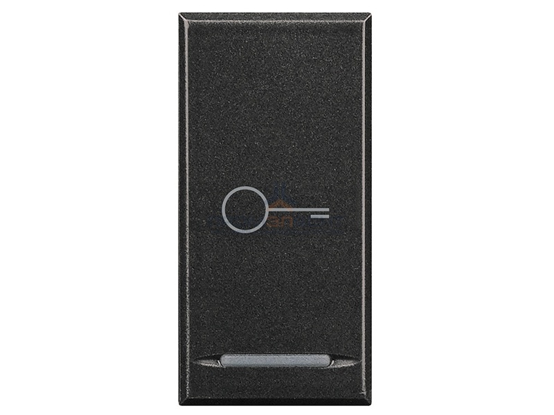 Axolute Клавиши с символами для системы автоматизации для 1 функции - 1 модуль, Ключ, цвет антрацит