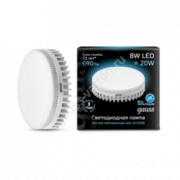 Лампа Gauss LED GX53 8W 4100K диммируемая 1/25/100