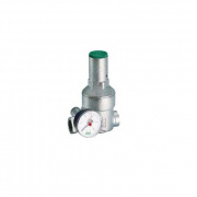 Регулятор давления FAR 2855 - 1" (ВР/ВР, настройка 1-6 бар, Tmax 70°C, PN25, с манометр, цвет хром)