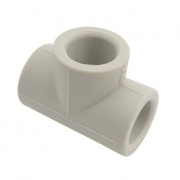 Тройник FV-Plast - 63 (для полипропиленовых труб под пайку, цвет серый)