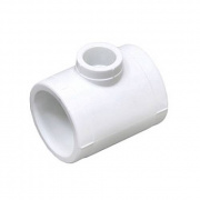 Тройник переходной Fusitek - 90 x 63 x 90 (для полипропиленовых труб под пайку, цвет белый)