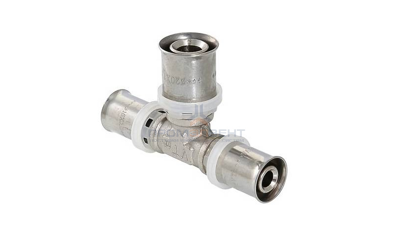 Тройник переходной VALTEC VTm.231 - 32 x 26 x 26 (прессовой, для металлопластиковых труб)