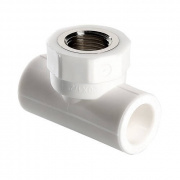 Тройник с переходом на внутреннюю резьбу VALTEC VTp.732 - 32 x 1/2" (для полипропилен.труб, белый)