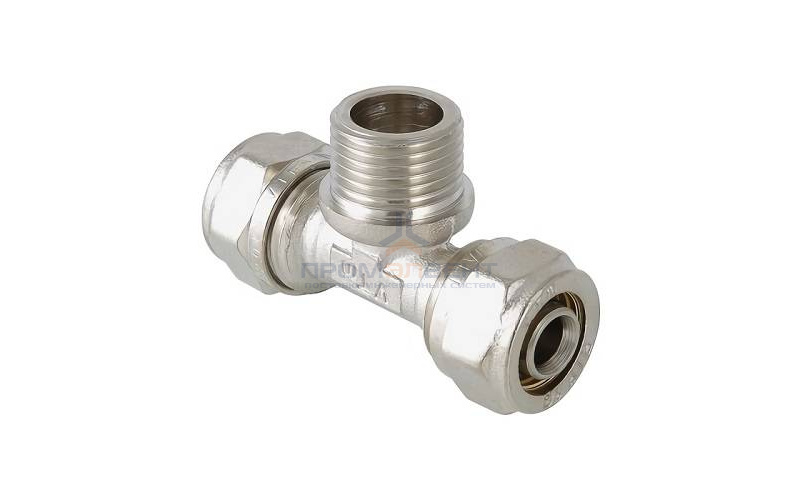 Тройник с переходом на наружную резьбу VALTEC VTm.333 - 32 x 1