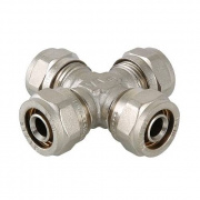 Крестовина редукционная VALTEC VTm.341 - 26 x 16  (винтовая, для металлопластиковых труб)