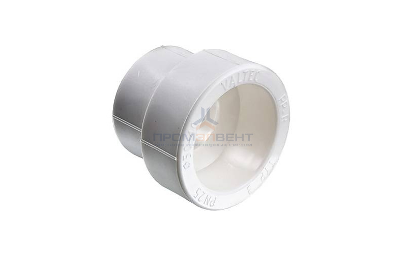 Муфта редукционная VALTEC VTp.705 - 32 x 20 (для полипропиленовых труб под пайку, цвет белый)
