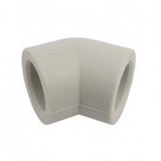 Отвод 45° FV-Plast - 32 (для полипропиленовых труб под пайку, цвет серый)