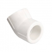 Отвод 45° VALTEC VTp.759 - 25 (для полипропиленовых труб под пайку, цвет белый)