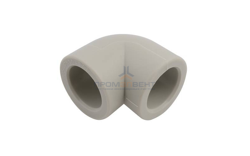 Отвод 90° FV-Plast - 25 (для полипропиленовых труб под пайку, цвет серый)