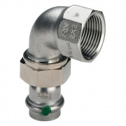 Отвод 90° разъемный Viega Sanpress Inox 2355 - 42 x 1"1/2 (нержавеющая сталь)