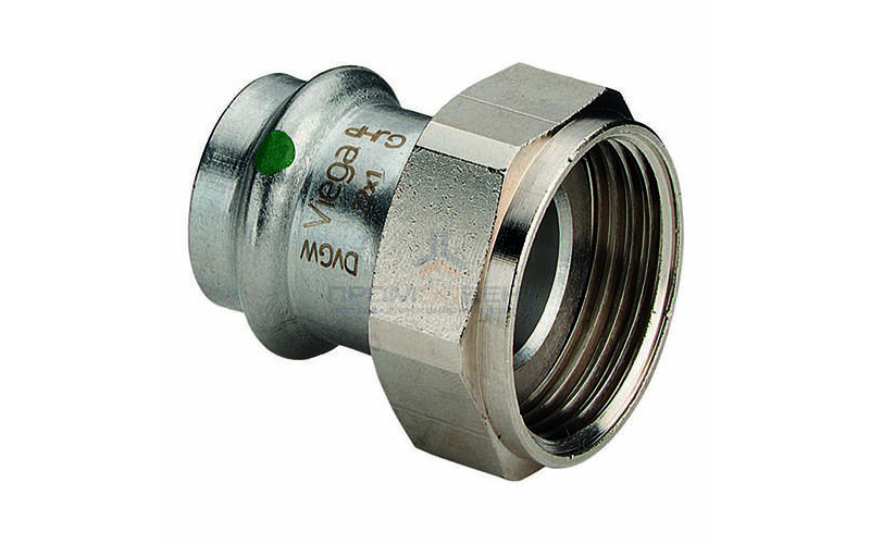 Переход на накидную гайку Viega Sanpress Inox 2363 - 15 x 1/2