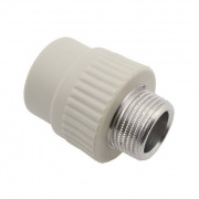 Переход на наружную резьбу FV-Plast - 75 x 2"1/2 (для полипропиленовых труб, цвет серый)