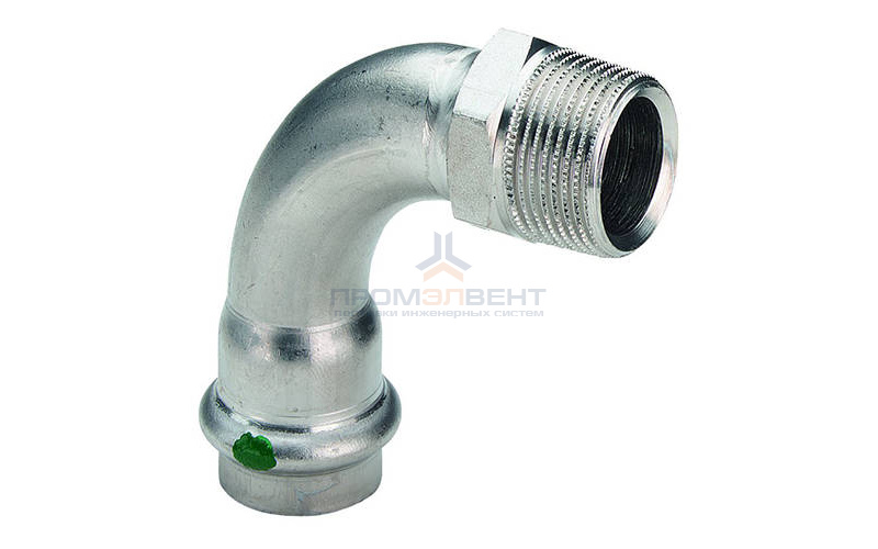 Переход на наружную резьбу угловой Viega G1 Sanpress Inox 2314 - 15 x 1/2