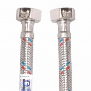 Подводка для воды гибкая Industrias Mateu (Гайка/Гайка) - 1/2" (длина 400 мм)