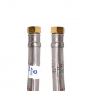 Подводка для воды гибкая Industrias Mateu FILBOR (Гайка/Гайка) - 3/4" (длина 500 мм)