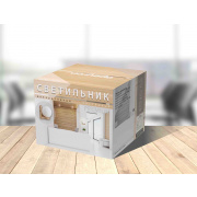 16-02 Светильник декоративный настенный, деревянная подставка, шар, размер: 16*15*12 см, 110-240В, Е27, IP54