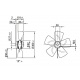Вентилятор Ebmpapst A2D300-AD02-01 осевой