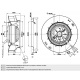Вентилятор Ebmpapst R2E190-RA26-10центробежный 