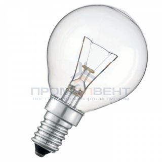 Лампа накаливания шарик Osram CLASSIC P CL 40W E14 прозрачная