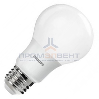 Лампа светодиодная Philips ESS LEDBulb 5W (50W) 3000K 440lm E27 230V теплый свет