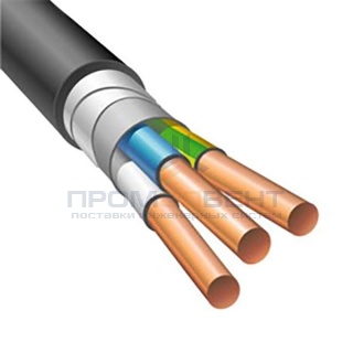Кабель силовой бронированный ВБбШв 3х4 ГОСТ 31996