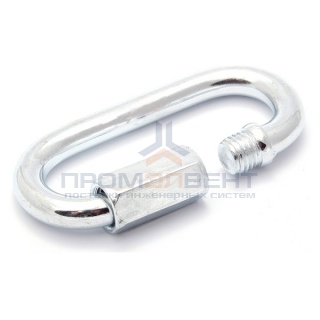 Карабин винтовой 5мм оцинкованный