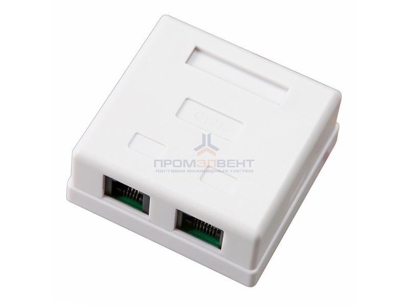 Комбинированная розетка RJ-11+RJ-45 (телефон + компьютер)