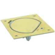 Лючок пылевлагозащищенный IP66 с замком Simon KSE0SEC-23-71 на 1 модуль K45 латунь