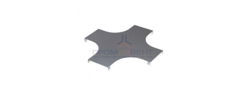 Крышка на X-ответвитель, осн.400, R300 мм, нержавеющая