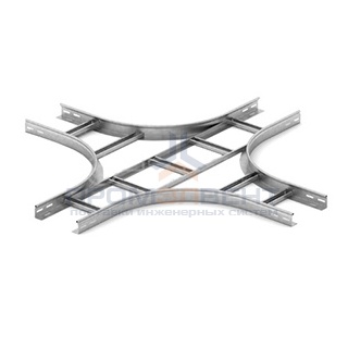 Крестообразный разветвитель для лестничного лотка НЛО 500х50х3000 OSTEC