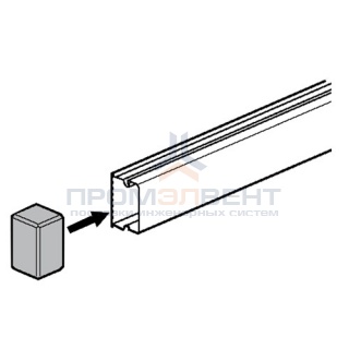 Заглушка 40x16мм Legrand METRA