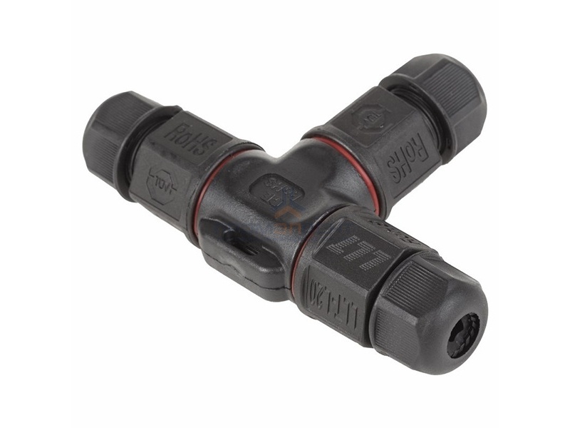 Соединитель кабельный (Т-образный) IP67 3pin