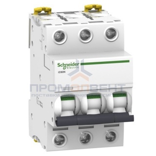 Автоматический выключатель Schneider Electric Acti 9 iC60N 3П 20A 6кА C (автомат)