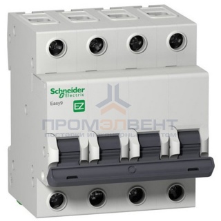 Автоматический выключатель Schneider Electric EASY 9 4П 32А С 4,5кА 400В (автомат)