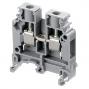 Клеммник ABB М6/8 на DIN-рейку 6мм.кв. серый